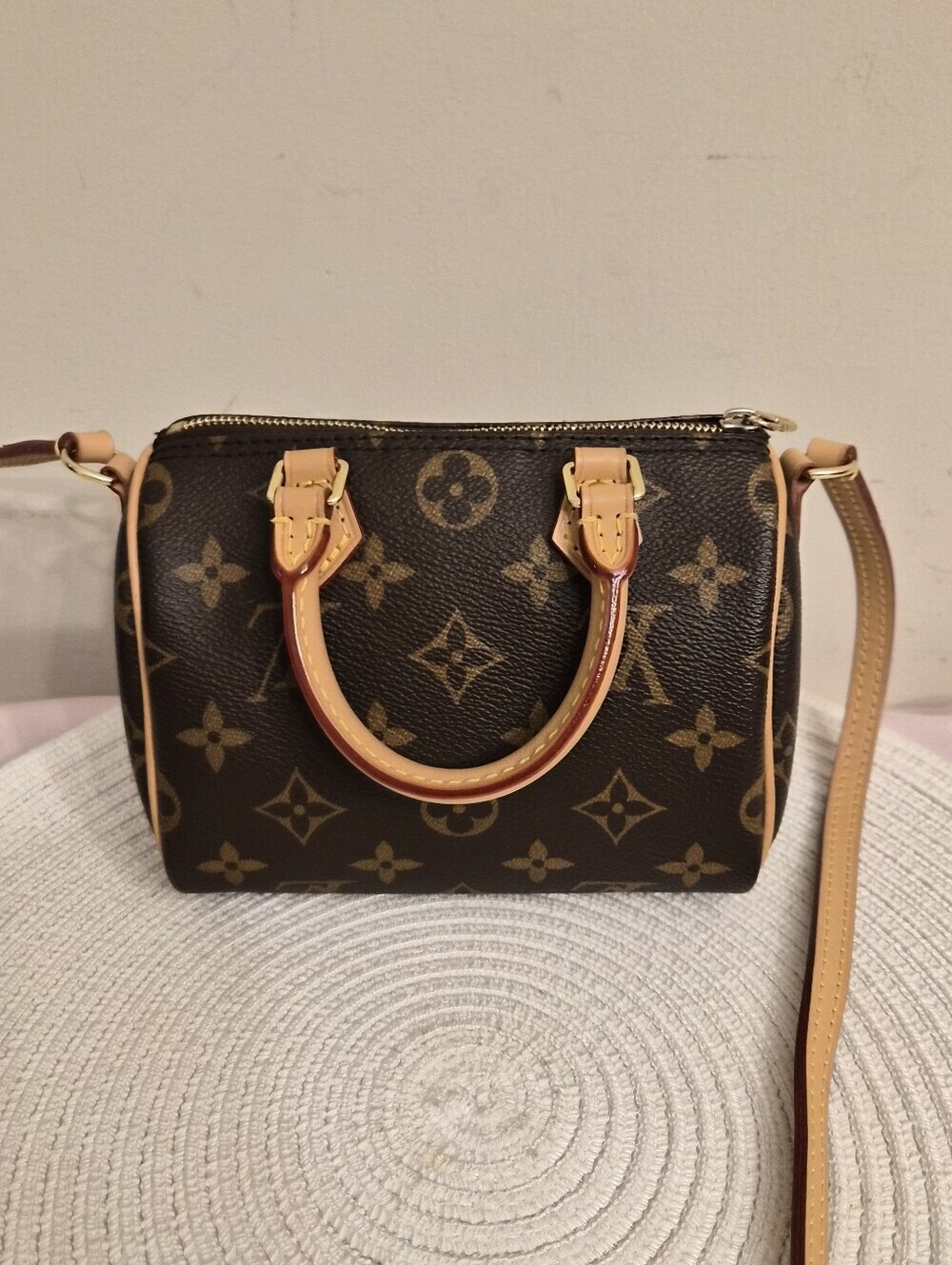 Louis Vuitton Nano Speedy Monogram Crossbody